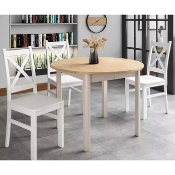 Jedálenský stôl DONTI dub torro/kašmírová 1