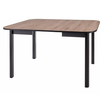 Jedálenský stôl DONTI dub artisan/čierna 2
