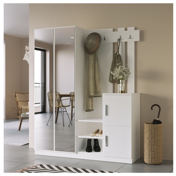 Predsieňová zostava DORAS 2 biela 1