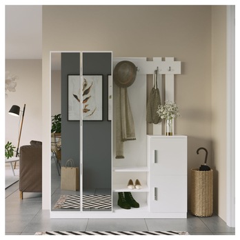 Predsieňová zostava DORAS 2 biela 3