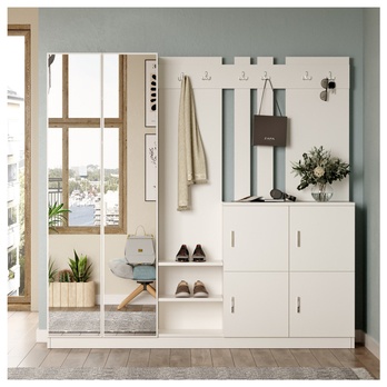 Predsieňová zostava DORAS 2 biela 3