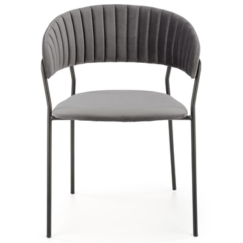 Jedálenská stolička DORIA sivá 1
