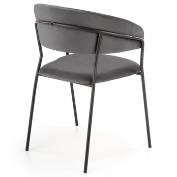 Jedálenská stolička DORIA sivá 3