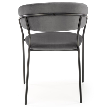 Jedálenská stolička DORIA sivá 4