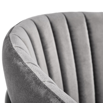 Jedálenská stolička DORIA sivá 5