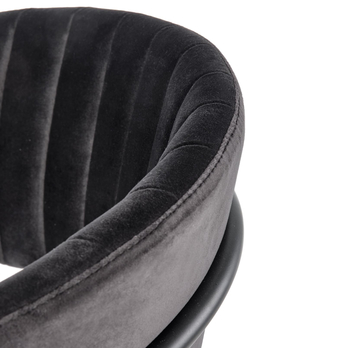 Jedálenská stolička DORIA sivá 6