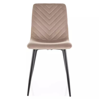 Jedálenská stolička DORIN tmavobéžová 1