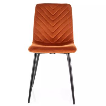 Jedálenská stolička DORIN oranžová 1