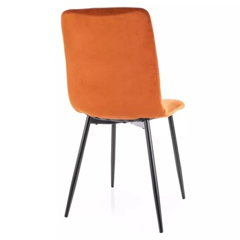 Jedálenská stolička DORIN oranžová 2