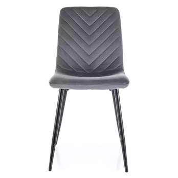 Jedálenská stolička DORIN sivá 1