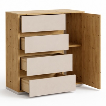 Komoda DORIS dub artisan/kašmírová 2