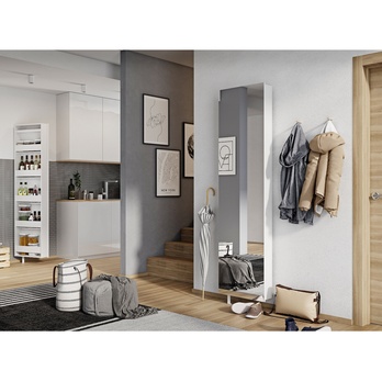 Otočná skriňa DORKA biela 6