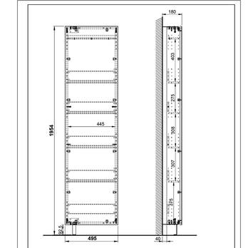 Otočná skriňa DORKA biela 7