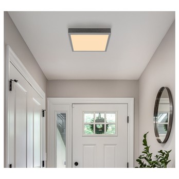 Stropné svietidlo DORO 2 sivá/biela, šírka 30 cm 1