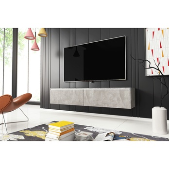 TV komoda DOROTHE 140 betón 2