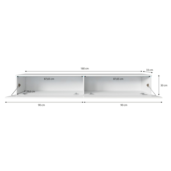 TV komoda DOROTHE 180 orech 7