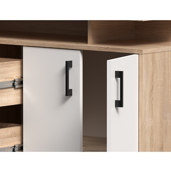 Komoda DOROTHEA XXL dub sonoma/biela 3