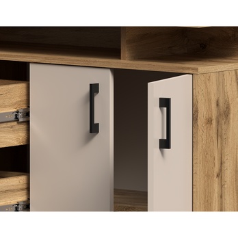 Komoda DOROTHEA XXL dub wotan/kašmírová 3