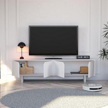 TV komoda DORUK biela 2