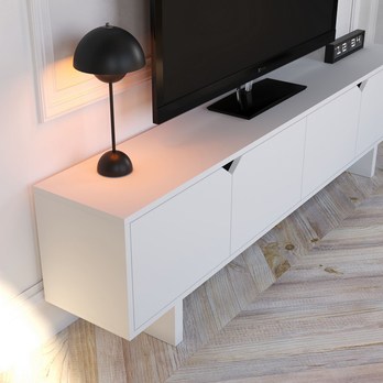 TV komoda DORUK biela 4