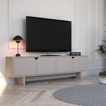 TV komoda DORUK krémová 1