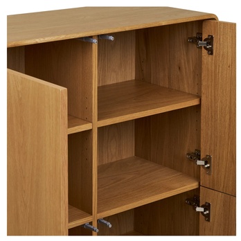 Komoda DORWAN dub, šírka 100 cm 5