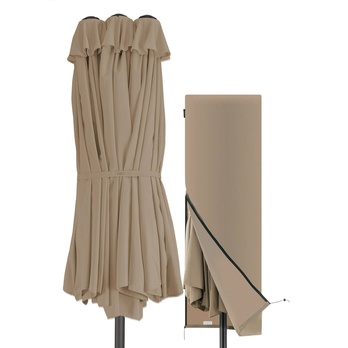 Slnečník DOUBLE taupe 2