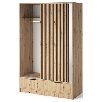 Šatníková skriňa DOVIO dub artisan 2