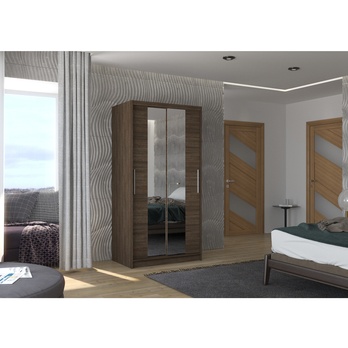 Šatníková skriňa DRAGOS čokoládová 1