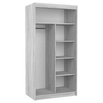 Šatníková skriňa DRAGOS čierna 2