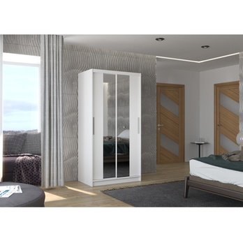 Šatníková skriňa DRAGOS biela 1