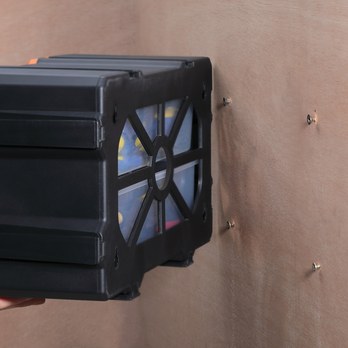 Organizér na drobné súčiastky DRAWERS 3 oranžová/sivá 3