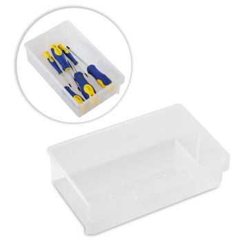 Organizér na drobné súčiastky DRAWERS 3 oranžová/sivá 6