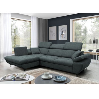 Sedacia súprava DREAM ľavá, sivá 1