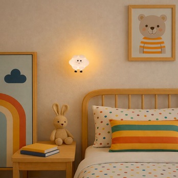 Detská nočná lampa DREAMIES biela 1