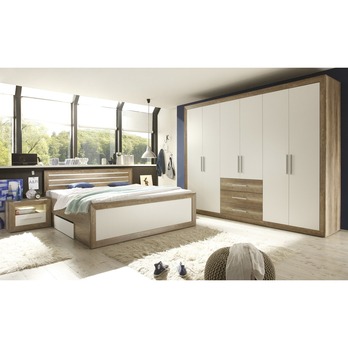 Šatníková skriňa DREANO dub canyon/biela, šírka 289 cm 1