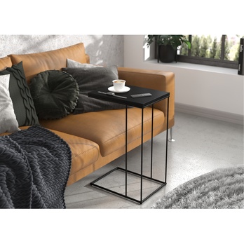 Prístavný stolík DRU čierna 1