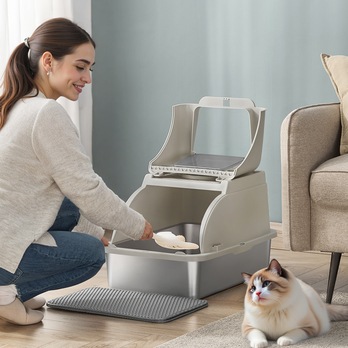 Mačacia toaleta DUAL béžová 1