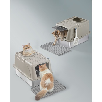 Mačacia toaleta DUAL béžová 3