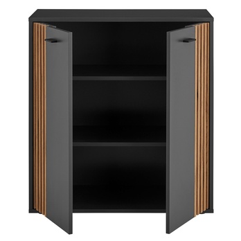 Komoda DUBLIN 2 antracitová/dub evoke 2