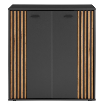 Komoda DUBLIN 2 antracitová/dub evoke 3