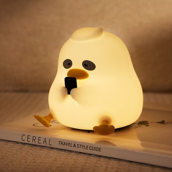 Detská nočná lampa DUCK biela 1