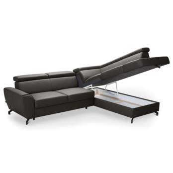 Sedacia súprava DUE pravá, tmavosivá 2