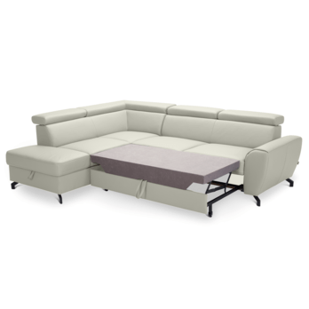 Sedacia súprava DUE ľavá, biela 1