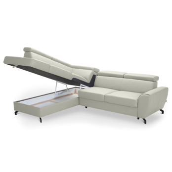 Sedacia súprava DUE ľavá, biela 2