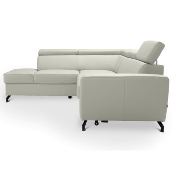 Sedacia súprava DUE ľavá, biela 3