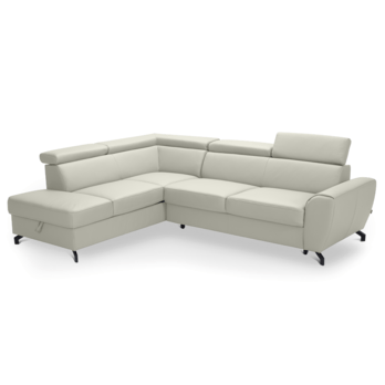 Sedacia súprava DUE ľavá, biela 4