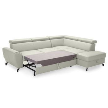 Sedacia súprava DUE pravá, biela 1