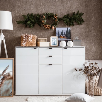 Komoda DUERO IV biela 1