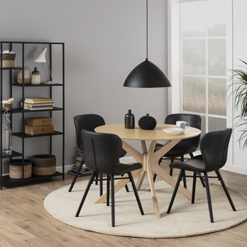 Jedálenský stôl DUNCAN bielený dub 6